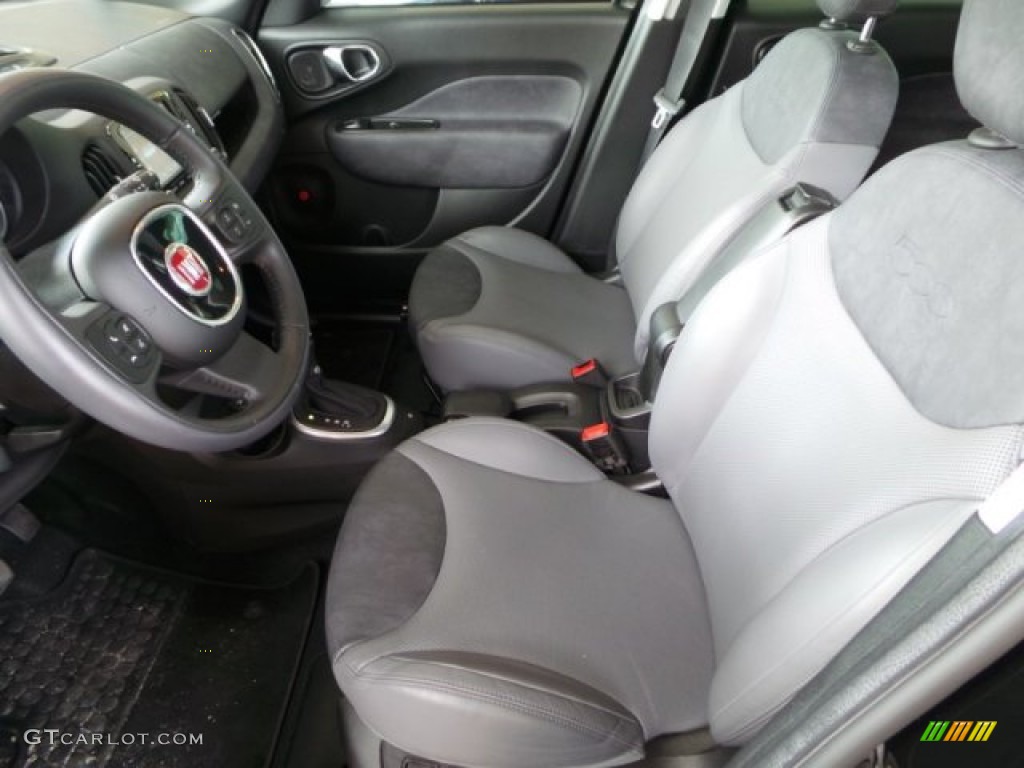 Grigio/Cementite (Light Grey/Grey) Interior 2014 Fiat 500L Lounge Photo #101951105