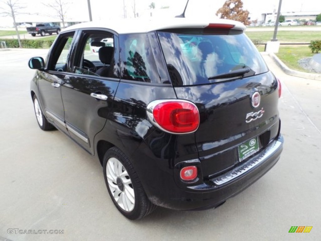 2014 500L Lounge - Nero (Black) / Grigio/Cementite (Light Grey/Grey) photo #9