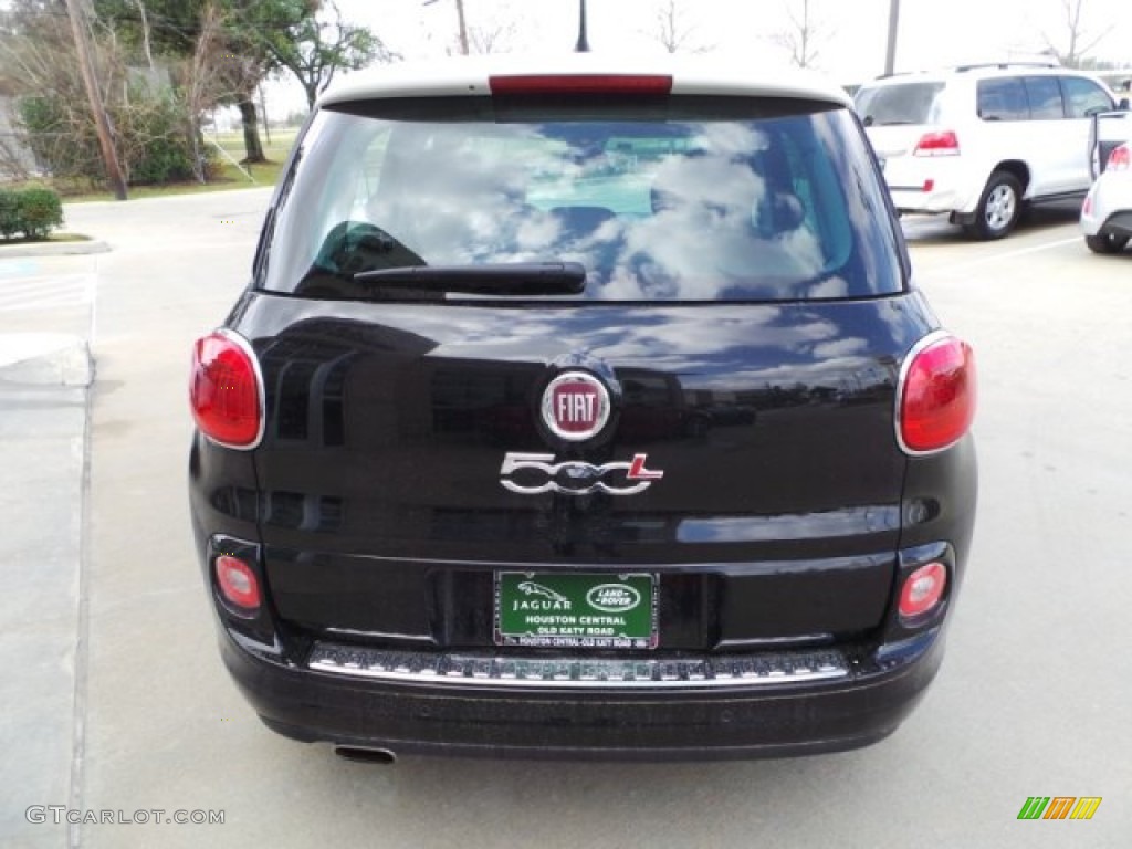 2014 500L Lounge - Nero (Black) / Grigio/Cementite (Light Grey/Grey) photo #10