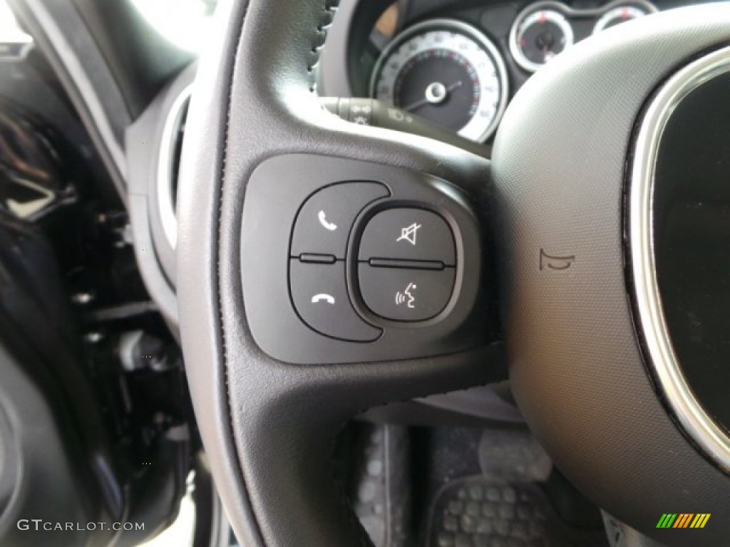 2014 500L Lounge - Nero (Black) / Grigio/Cementite (Light Grey/Grey) photo #15