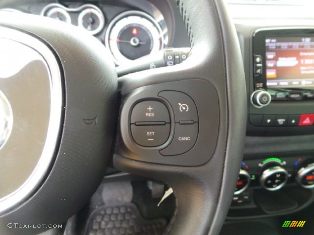 2014 500L Lounge - Nero (Black) / Grigio/Cementite (Light Grey/Grey) photo #16