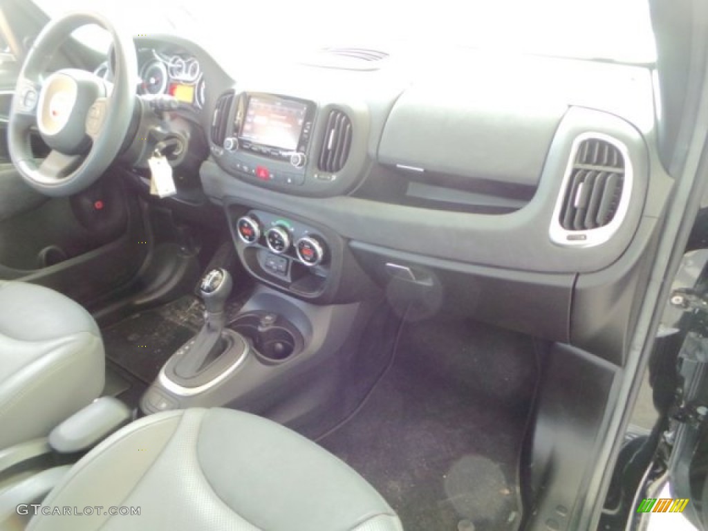 2014 500L Lounge - Nero (Black) / Grigio/Cementite (Light Grey/Grey) photo #28