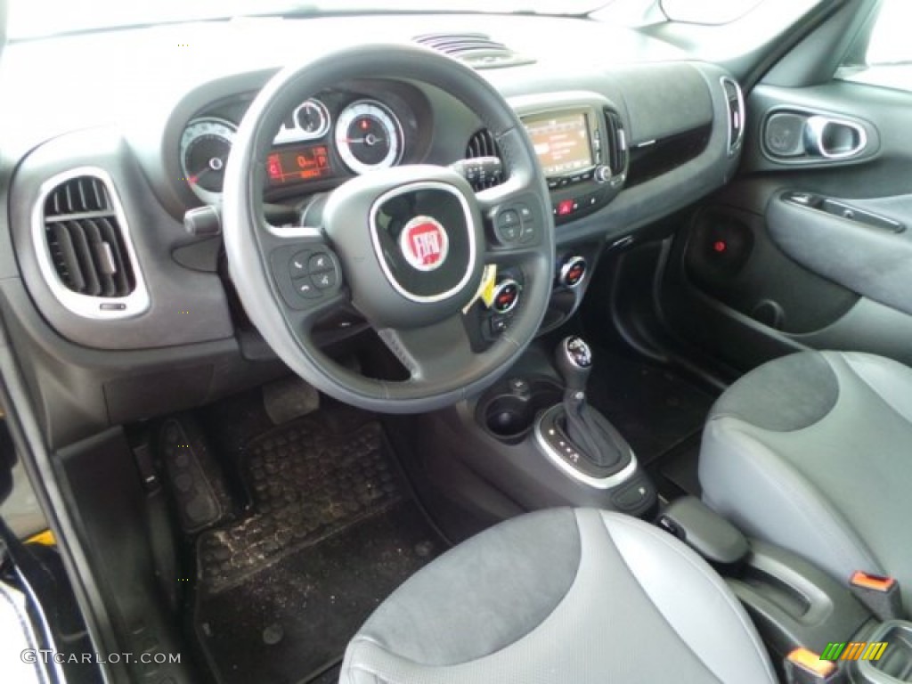Grigio/Cementite (Light Grey/Grey) Interior 2014 Fiat 500L Lounge Photo #101951852