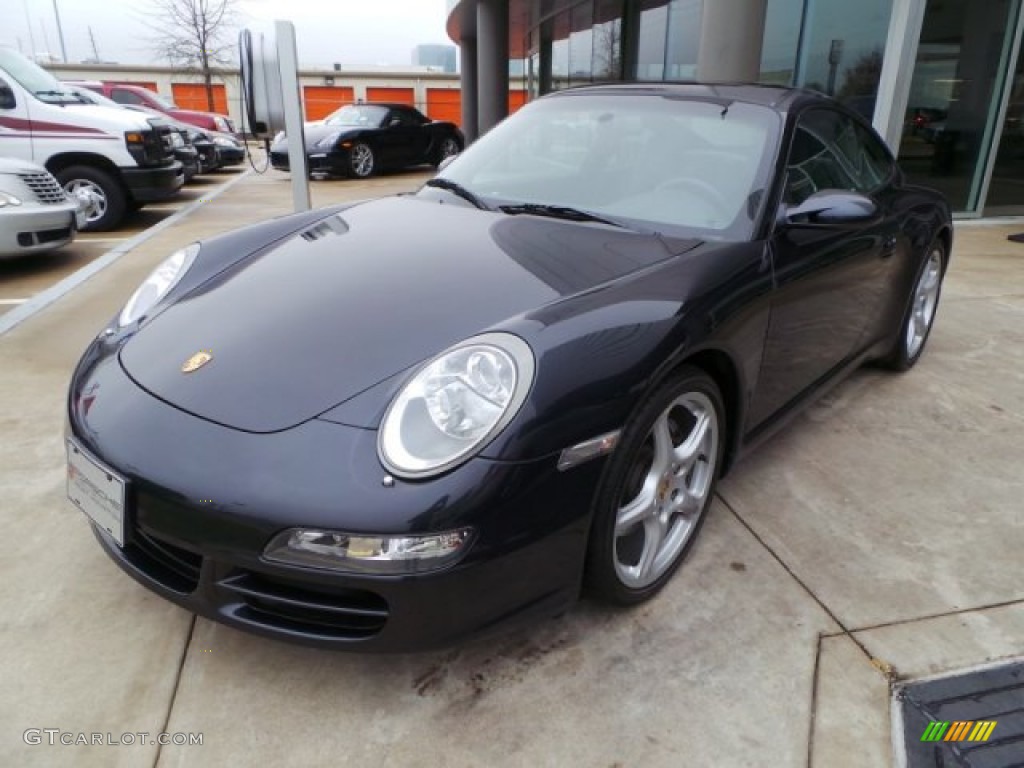 2005 911 Carrera Coupe - Midnight Blue Metallic / Black photo #3