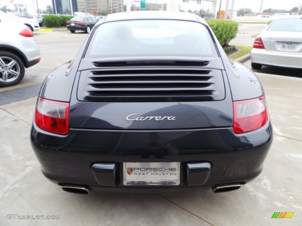 2005 911 Carrera Coupe - Midnight Blue Metallic / Black photo #6