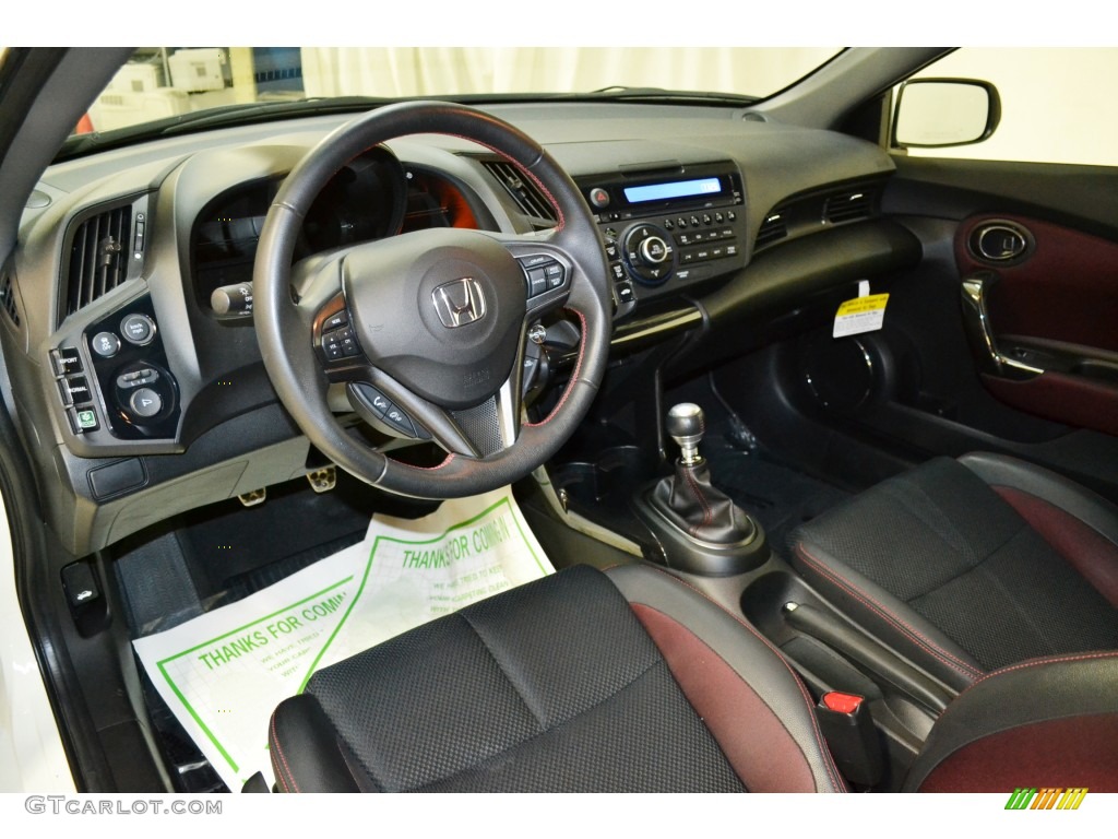 Black Interior 2013 Honda CR-Z EX Sport Hybrid Photo #101954927