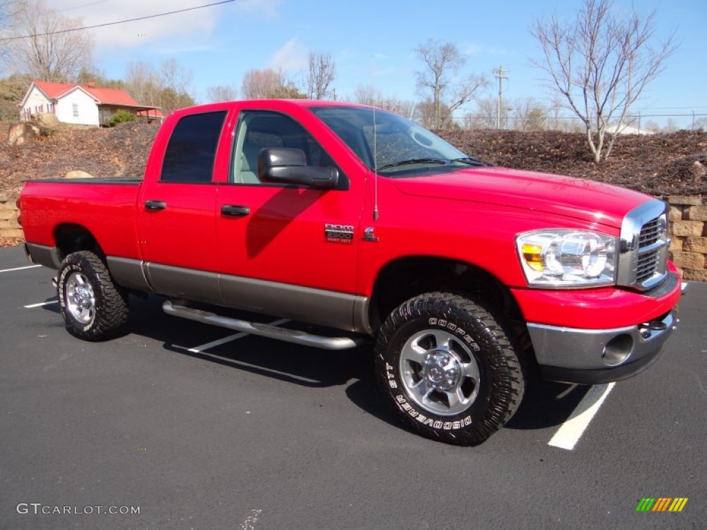 Flame Red Dodge Ram 2500