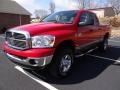 2009 Flame Red Dodge Ram 2500 SLT Quad Cab 4x4  photo #11