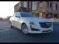 White Diamond Tricoat 2014 Cadillac CTS Luxury Sedan