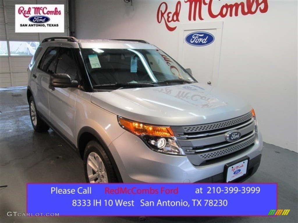2015 Explorer FWD - Ingot Silver / Medium Light Stone photo #1