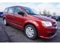 Deep Cherry Red Crystal Pearl - Grand Caravan American Value Package Photo No. 4