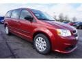 2015 Deep Cherry Red Crystal Pearl Dodge Grand Caravan American Value Package  photo #4