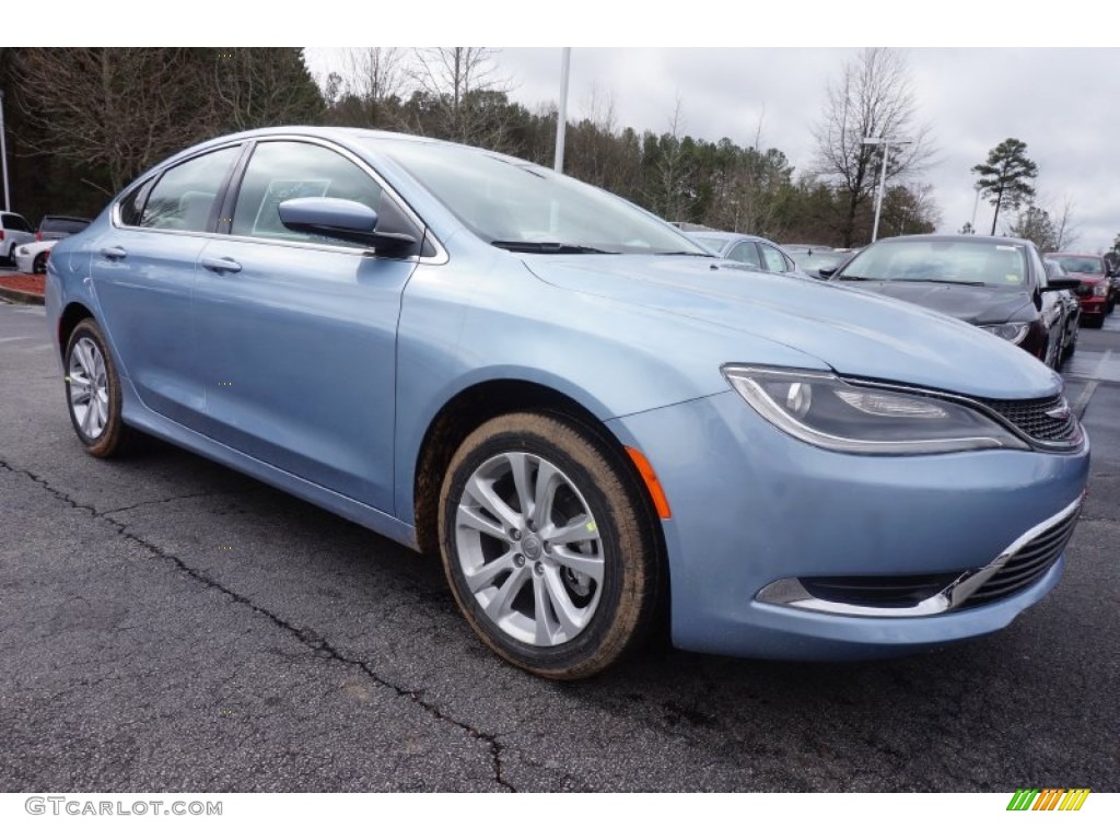 Crystal Blue Pearl 2015 Chrysler 200 Limited Exterior Photo #101961362