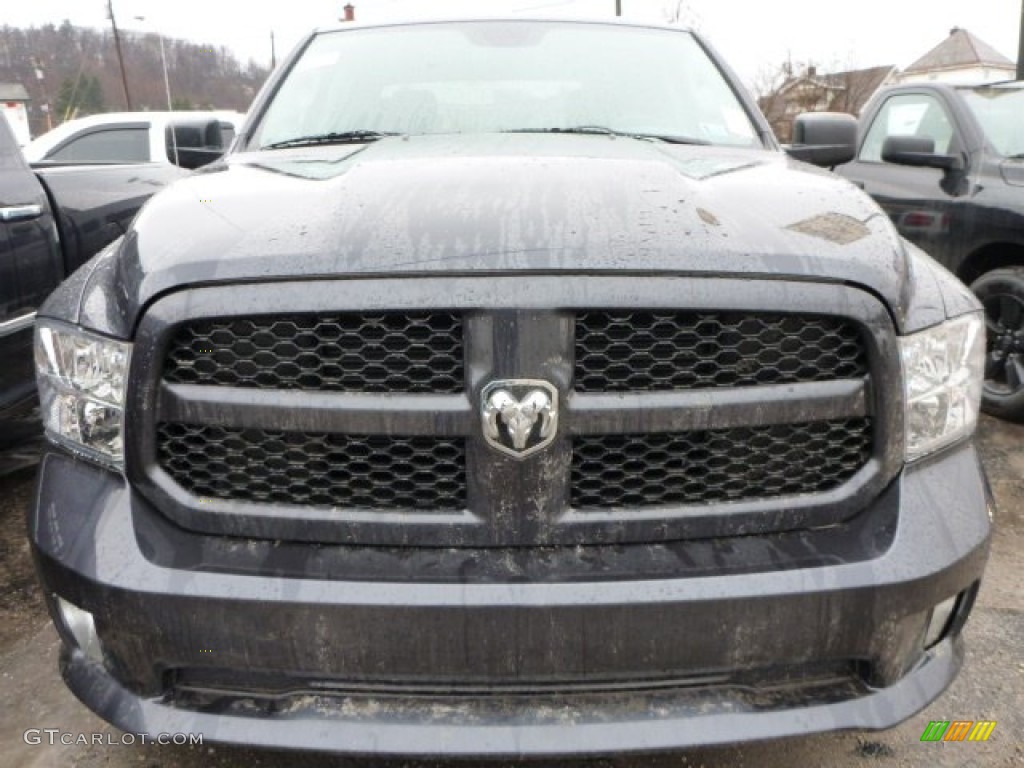 2015 1500 Express Crew Cab 4x4 - Maximum Steel Metallic / Black/Diesel Gray photo #8