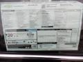  2015 Cruze LT Window Sticker