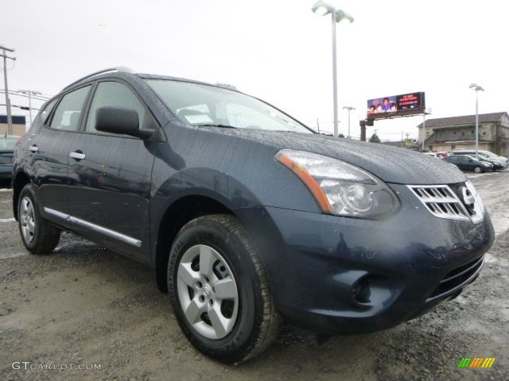 2015 Rogue Select S AWD - Graphite Blue / Black photo #1