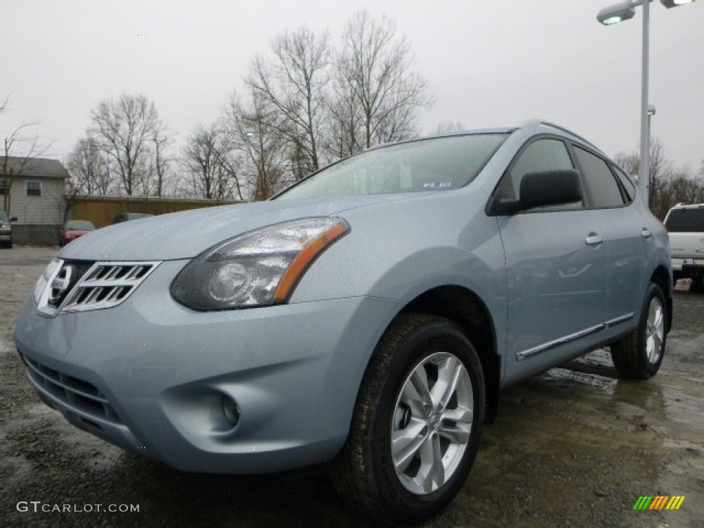 Frosted Steel 2015 Nissan Rogue Select S AWD Exterior Photo #101965574