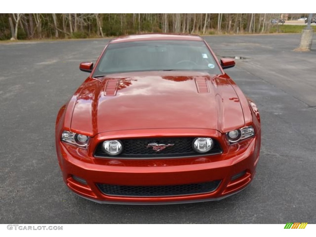 2014 Mustang GT Coupe - Ruby Red / Charcoal Black photo #3