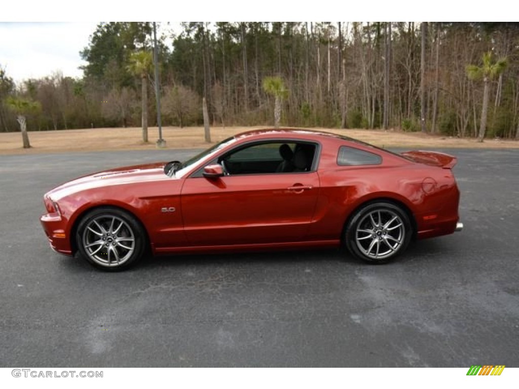 2014 Mustang GT Coupe - Ruby Red / Charcoal Black photo #9