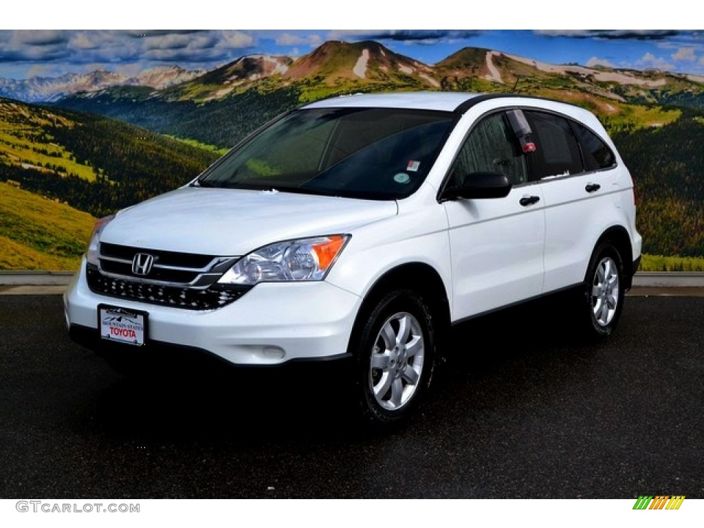 2011 CR-V SE 4WD - Taffeta White / Gray photo #5