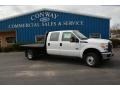 Oxford White - F350 Super Duty XL Crew Cab 4x4 Stake Truck Photo No. 4