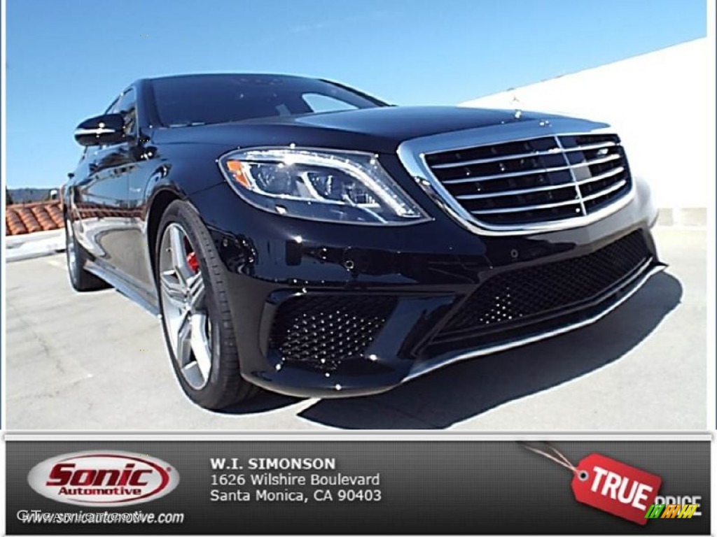 2015 S 63 AMG 4Matic Sedan - Black / Black photo #1