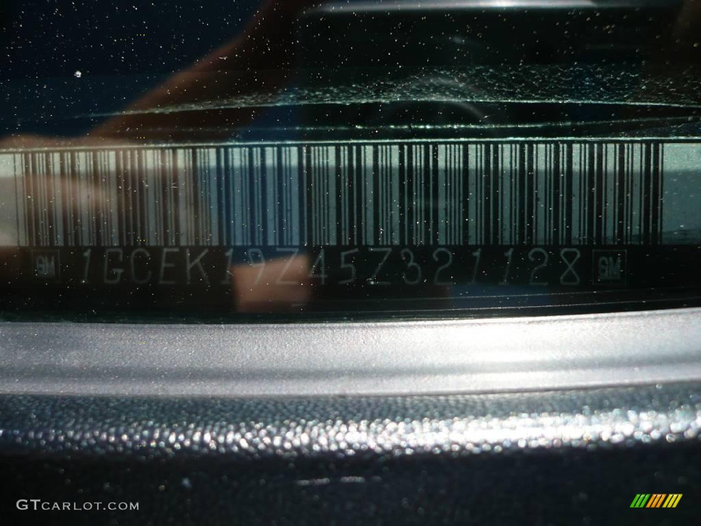 2005 Silverado 1500 Z71 Extended Cab 4x4 - Dark Blue Metallic / Dark Charcoal photo #37