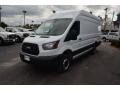 Oxford White 2015 Ford Transit Van 350 HR Long