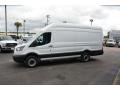 Oxford White 2015 Ford Transit Van 350 HR Long Exterior