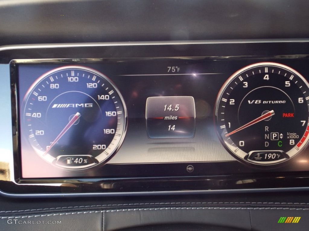 2015 Mercedes-Benz S 63 AMG 4Matic Coupe Gauges Photo #101968832