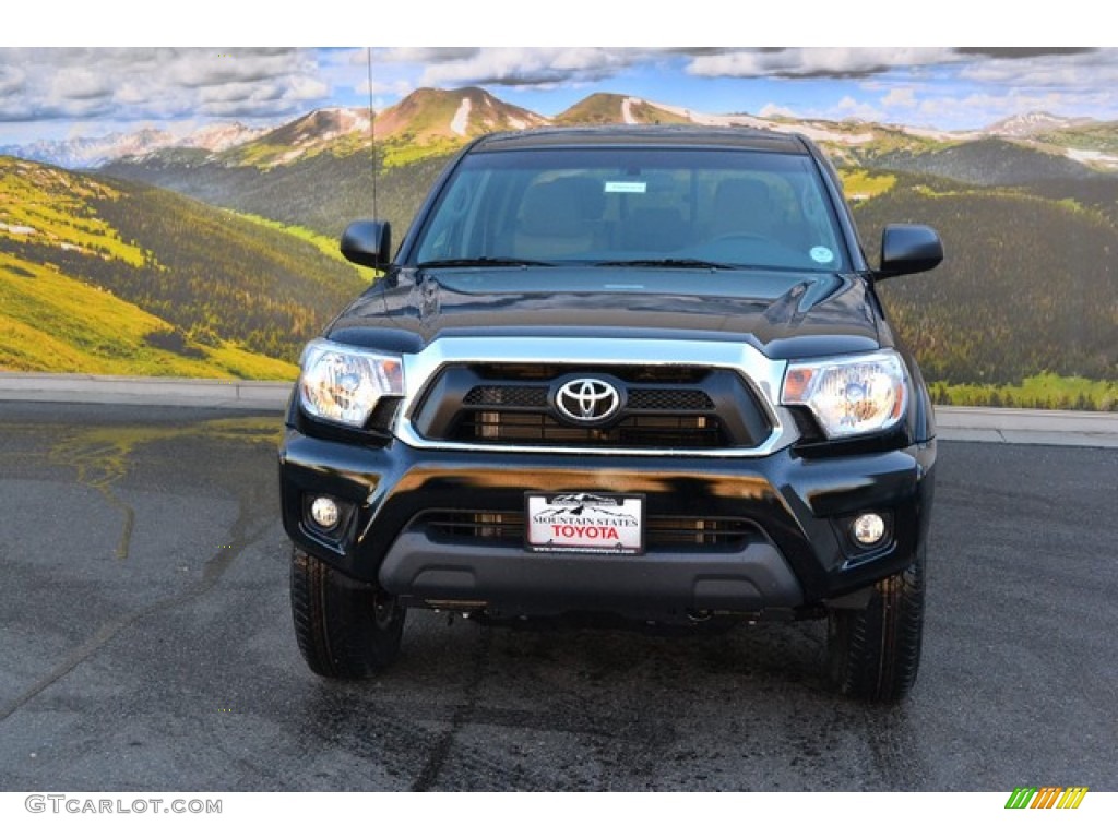 2015 Tacoma V6 Double Cab 4x4 - Black / Graphite photo #2