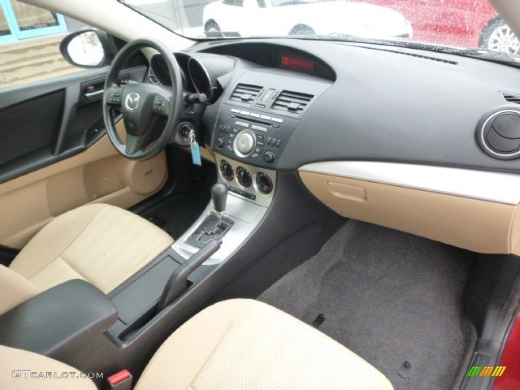 Dune Beige Interior 2011 Mazda MAZDA3 i Touring 4 Door Photo #101973713