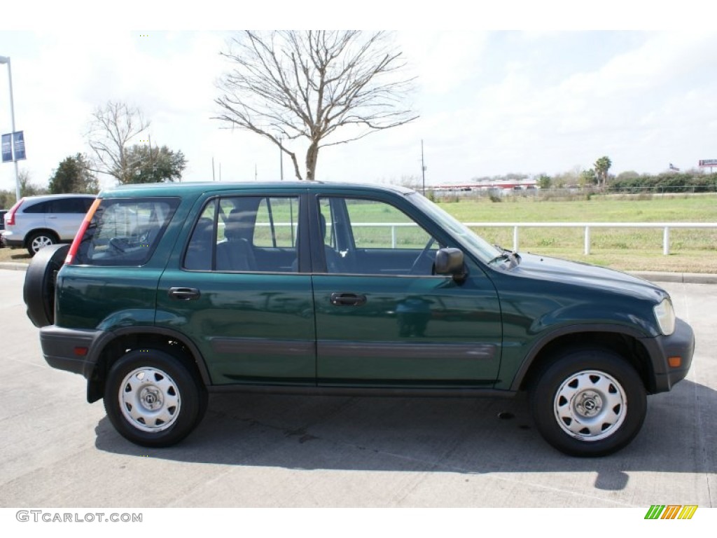 2001 CR-V LX - Clover Green Pearl / Dark Gray photo #8