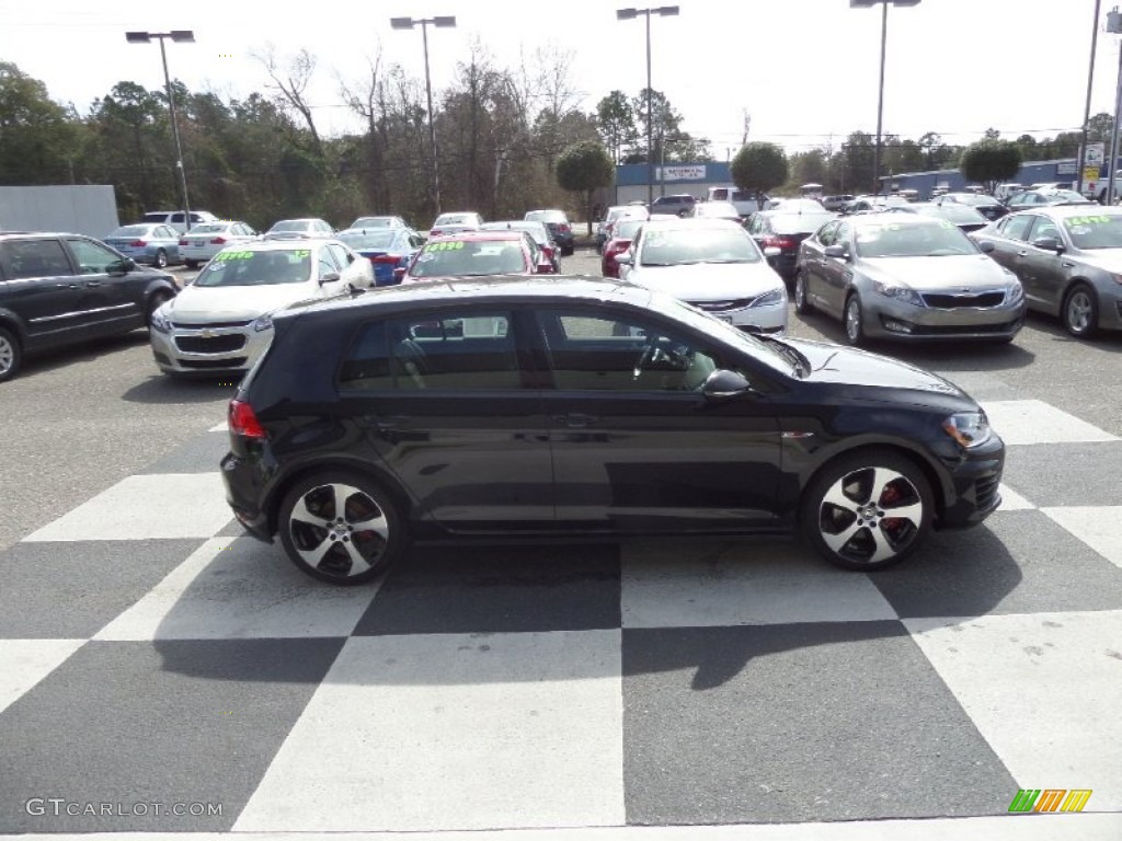 Deep Black Pearl 2015 Volkswagen Golf GTI 4-Door 2.0T S Exterior Photo #101977031