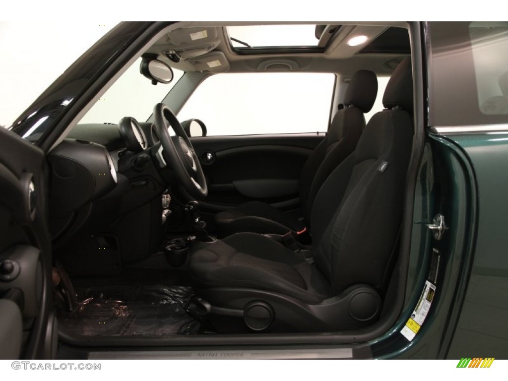2009 Cooper Hardtop - British Racing Green Metallic / Checkered Carbon Black/Black photo #5