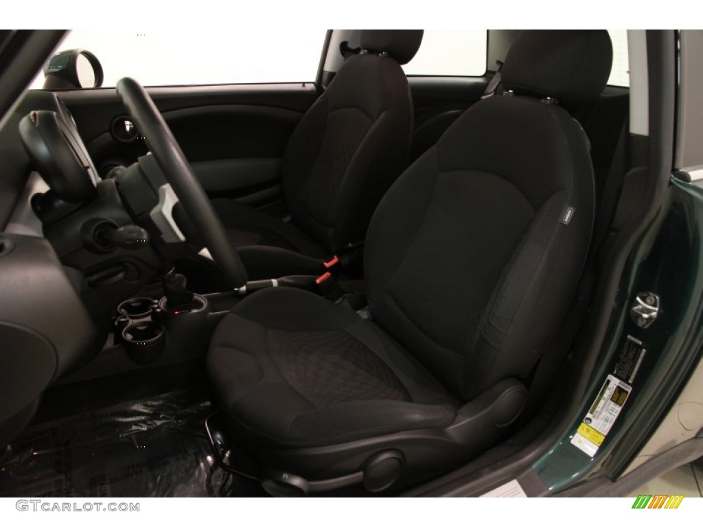 2009 Cooper Hardtop - British Racing Green Metallic / Checkered Carbon Black/Black photo #6
