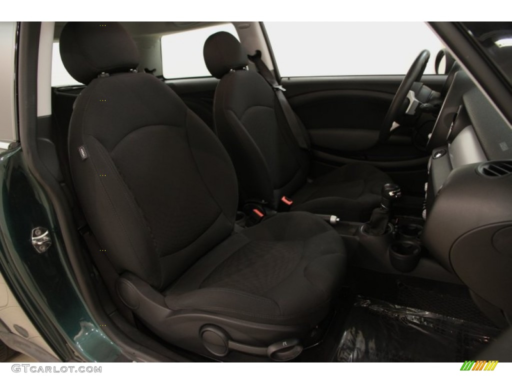 2009 Cooper Hardtop - British Racing Green Metallic / Checkered Carbon Black/Black photo #12