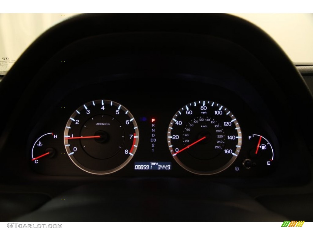 2008 Honda Accord EX-L V6 Coupe Gauges Photo #101978843