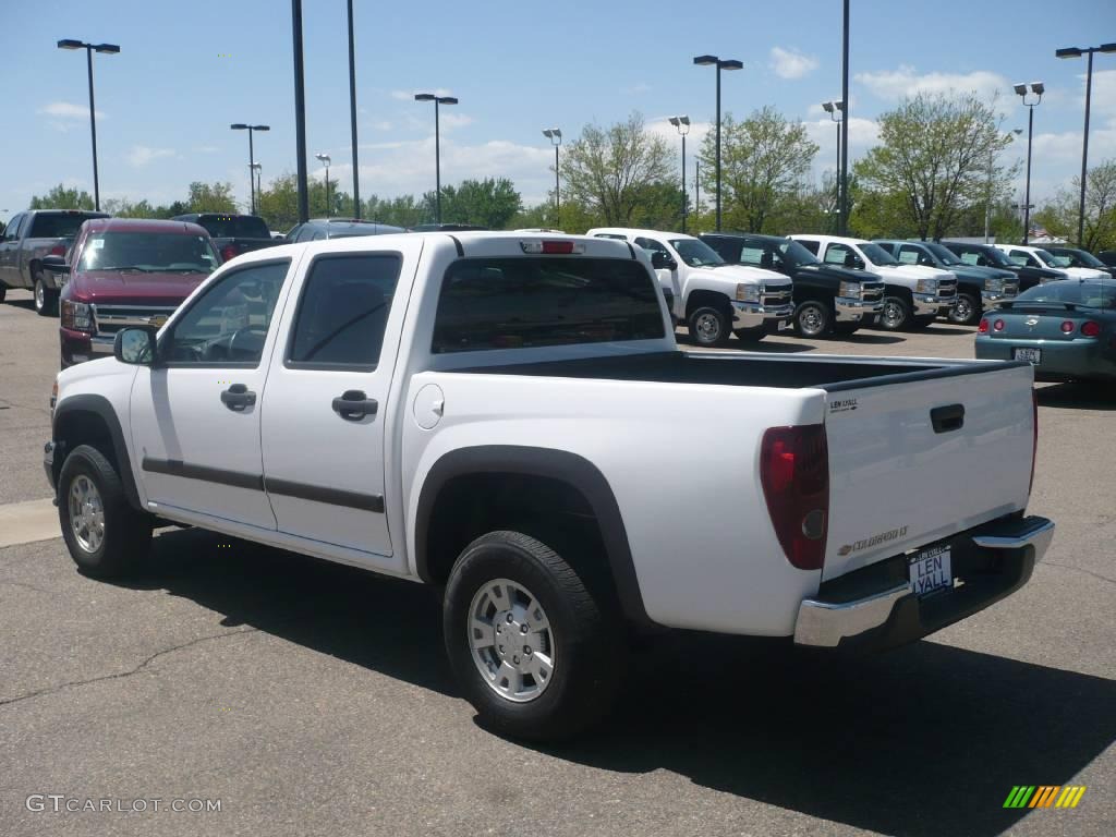 2008 Colorado LT Crew Cab 4x4 - Summit White / Ebony photo #4