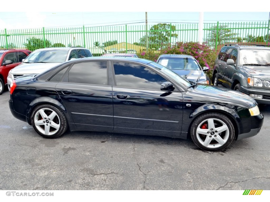 Brilliant Black 2004 Audi A4 1.8T Sedan Exterior Photo #101983130