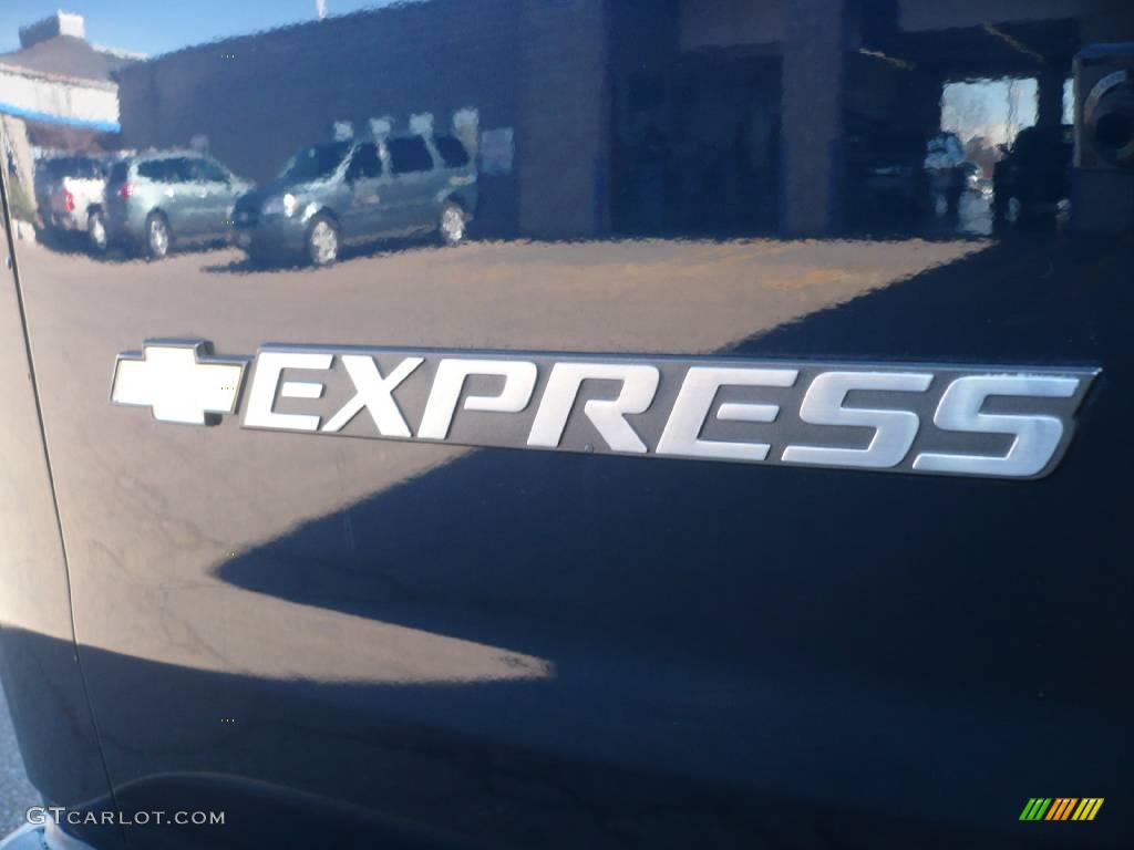 2008 Express EXT 3500 Commercial Van - Dark Blue Metallic / Medium Pewter photo #12