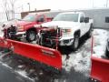 2015 Summit White GMC Sierra 2500HD Regular Cab 4x4 Plow Truck  photo #1