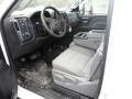 Jet Black/Dark Ash 2015 GMC Sierra 2500HD Regular Cab 4x4 Plow Truck Interior Color