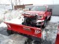 Fire Red 2015 GMC Sierra 2500HD Regular Cab 4x4 Plow Truck