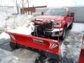 2015 Fire Red GMC Sierra 2500HD Regular Cab 4x4 Plow Truck  photo #1