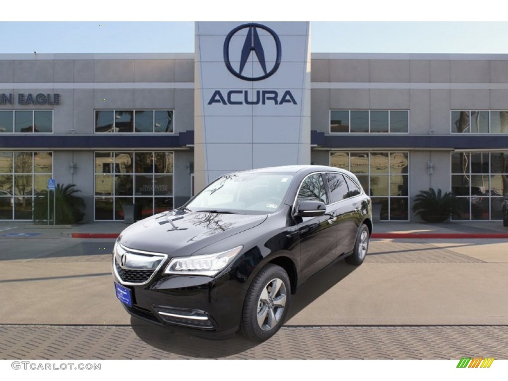 2016 MDX SH-AWD - Crystal Black Pearl / Ebony photo #3