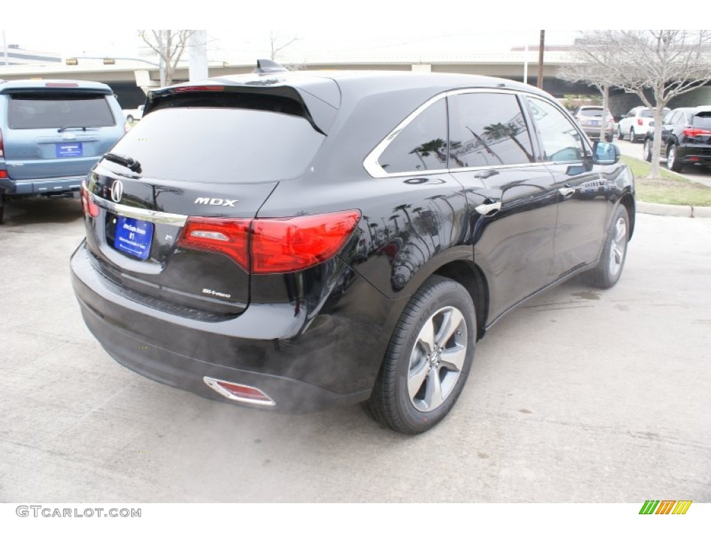 2016 MDX SH-AWD - Crystal Black Pearl / Ebony photo #7