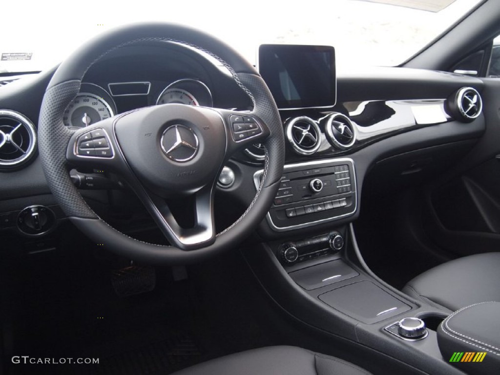 2015 Mercedes-Benz CLA 250 4Matic Black Dashboard Photo #101983937