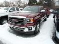 Front 3/4 View of 2015 Sierra 1500 SLT Double Cab 4x4