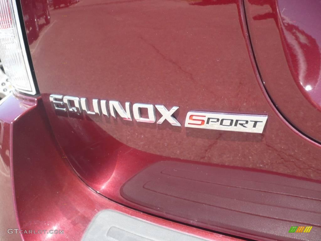 2008 Equinox Sport AWD - Deep Ruby Red Metallic / Ebony photo #11